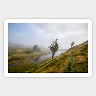 Long Moss Tarn Clouds Sticker